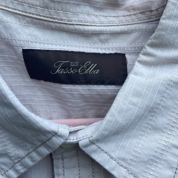 Mens Joe Marlin & Tasso Elba XXL Button Up Short Sleeve Shirts - Picture 3 of 4